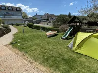 Large vacation apartment (120m²) with "beautiful view" Garden with playground Hotels in Waldeck