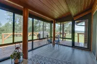 One Level Log Home on 3.5 Acres, Beautiful Views, Newly Updated