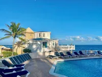Oceanfront 2 Bedroom Villa in Guana Bay Sint Maarten; Ocnfrt Deck - Homestays