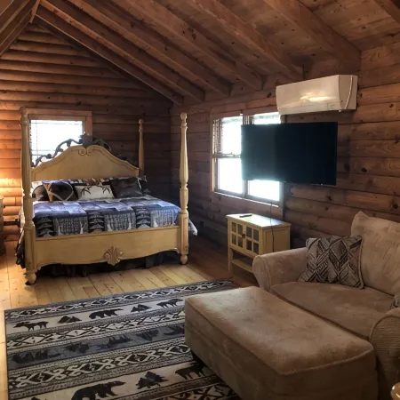 North Carolina Blue Ridge Mountains Log Cabin Retreat