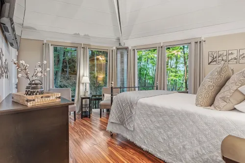 Treetop Getaway with AMAZING lake views! - Gym