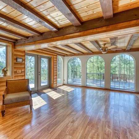 Spacious cabin in the woods w/ a private hot tub, deck, & fireplace  SUV  needed