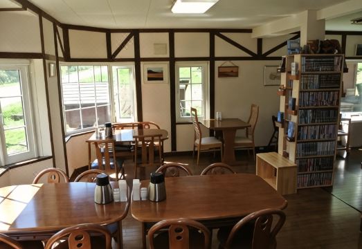 펜션 메구미유키에서 바라본 비에이 전원 풍경