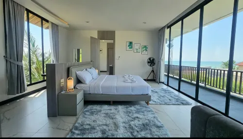 Beachfront Villa | Private Pool & Sea Access 2 BDR - 5-Sterne