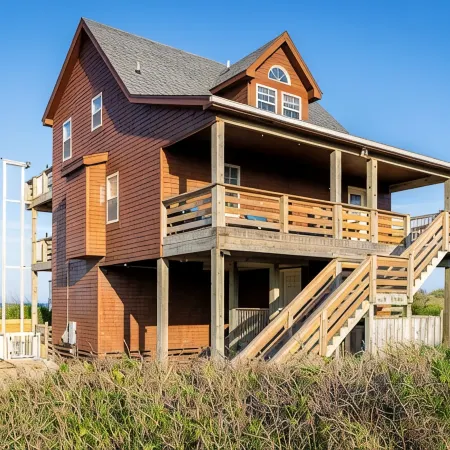 Rodanthe Obx Oceanfront Family Escape Hot Tub Dog Friendly Sleeps 12