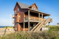 Rodanthe Obx Oceanfront Family Escape Hot Tub Dog Friendly Sleeps 12