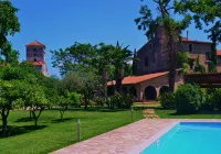 Characteristic nineteenth-century farmhouse. Typical residence
