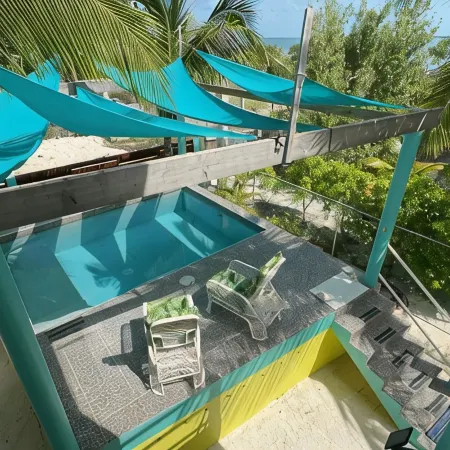 On the Hook! Sunset Cabana by the Caribbean Sea