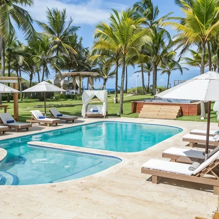 Award-Winning Beachfront VillaSleeps 28 • Full Staff • Pool Spa Private Beach