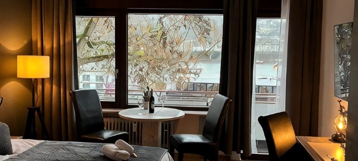 Rhine panorama suite with balcony Hoteles en Coblenza