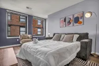Charming loft in lovely DT Cleveland - Free parking - Balcony - Gym - balcony