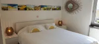 Modern duplex apartment, ground floor with garden within walking distance of the sea - واي فاي