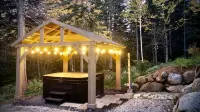 Rustic chic chalet in the forest - Homestays