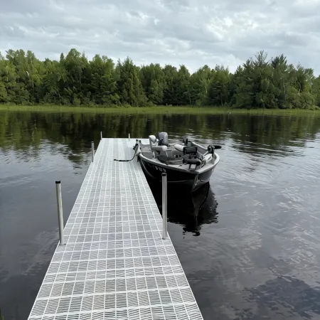 Quiet cabin on Moose Lake in Hayward, Wisconsin.