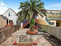 Coast PalmTree Yard 2BR Block from Beach Hotels in Pacifica