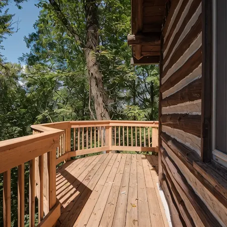 Old World Swiss Cabin Nestled In Woods Ancient Lore & Neyland Stadium Close by