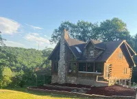 Poconos True Log Cabin with Views, Hot Tub & Game Room - 3-Star