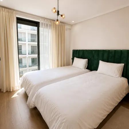 DHAJIA Morocco | Agadir Bay 2BR Pool Apartment