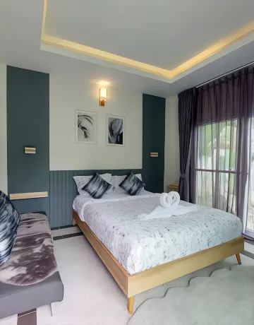 สแตนดาร์ดโฮมพร้อมวิวสวนและวิวภูเขา - เตียงควีนไซส์