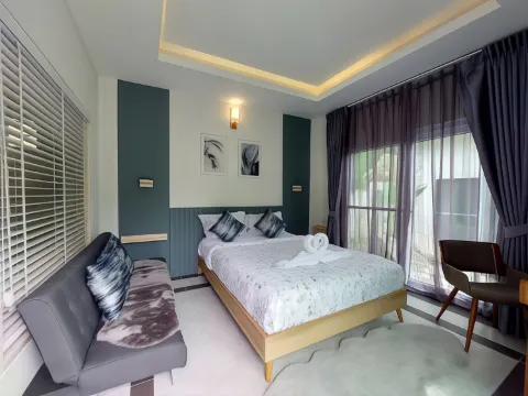 สแตนดาร์ดโฮมพร้อมวิวสวนและวิวภูเขา - เตียงควีนไซส์