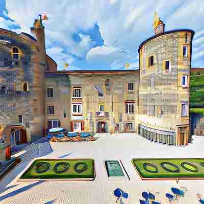 Hôtel 5 étoiles du Château de Saint Vidal Hotel Exterior