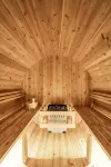 Mt. Rainier Luxe A-Frame: Hot Tub, Sauna, Firepit with King Size Bed Lafa Cabin