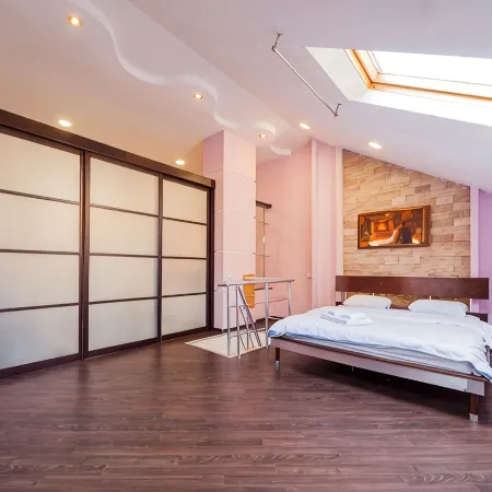 Upscale and newly renovated penthouse.