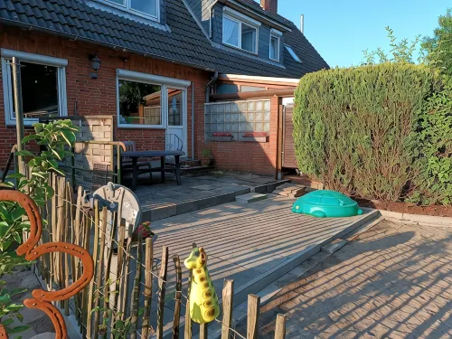 10 Minuten von Nordsee Entfernt/ Familienfreundlich mit Zwei Terrassen/ Nahe A23