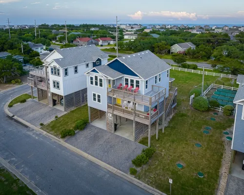 Dog Friendly - Sound View Home on private harbor. Amazing Sunsets-Fishing-Dock Hotels in Kinnakeet