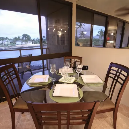 Ocean Front Condo with AC, Watch Sea Turtles from Our Lanai