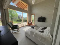 Chalet bois cœur Cévennes - Hytter