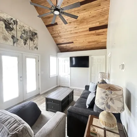 Stay in our cozy Maple Syrup Sugarhouse at Butternut Maple Farm