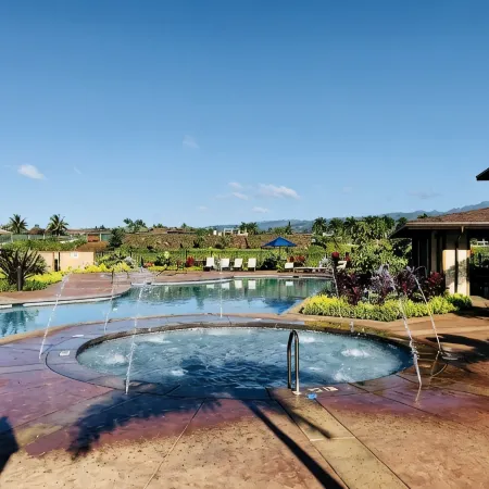Luxury condo with central A/C and golf and ocean views