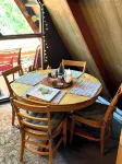 Vintage A-frame Cabin with Private River and Scenic Views