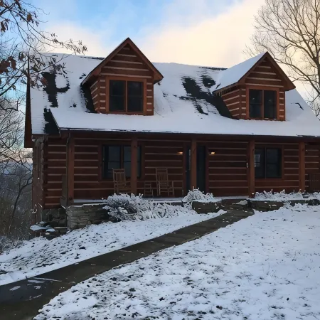 Cabin, Mtn. Views, w/Hot Tub, Min’s to Asheville or Black Mtn., 3K SF 3 Story!!!