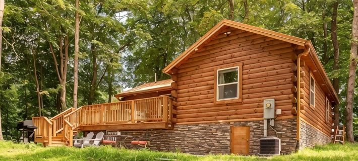 Secluded Wooded Cabin Near The Hocking Hills Hotels in Perry County