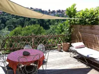 VILLA, 55 m2, BIOT, 4 / 6Pers, south-facing wooden terrace, swimming pool in private domain - WiFi