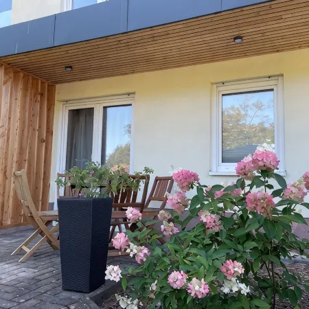 Apartment with fireplace on the Rennsteig in the Thuringian Forest