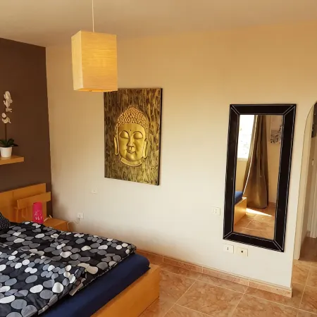 Villa Roque del Conde 3 with fantastic sea view, Terrace, Pool, Wifi, SAT-TV