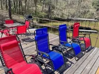 Modern Lake Home with Private Boat Dock with two story Party Deck in Gainesville - 3-Star
