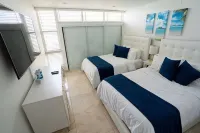 Beach Front spectacular view  2-bedroom condo ESJ Towers - Hot Tub