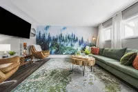 Keyless, KING bd, WIFI, desk, Fox River Bike Trail, near MetraTrain - Lejligheder