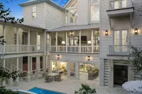 5⭐️ home w/CARR HOUSE!PVT POOL!DUNE BUGGY!6 Seater GOLF CART!5 min walk 2 beach! - Wifi