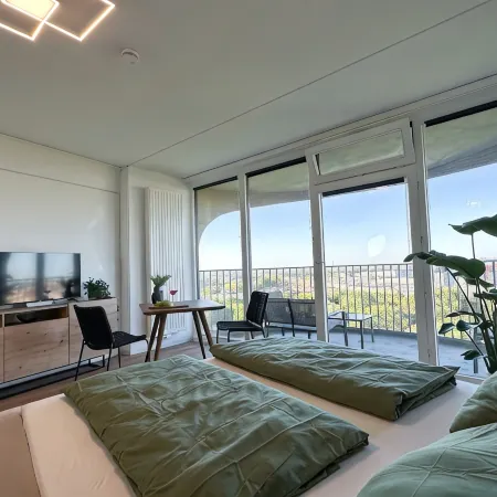☆Bright apartment☆Wide view☆12th floor☆Netflix☆Center☆