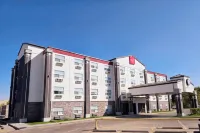 Super 8 by Wyndham Red Deer City Centre レッド・ディア・ポリテクニック図書館周辺のホテル