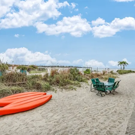 Beachfront house on Long Island Sound