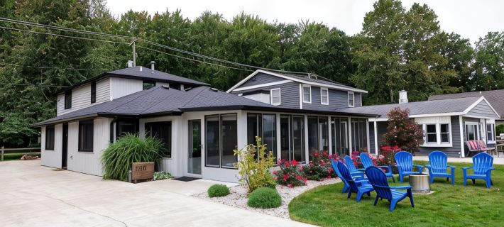 Modern Lakefront Gun Lake Cottage Near Bay Pointe Inn Ξενοδοχεία στην πόλη Barry County