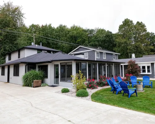 Modern Lakefront Gun Lake Cottage Near Bay Pointe Inn Hotele w: Barry County