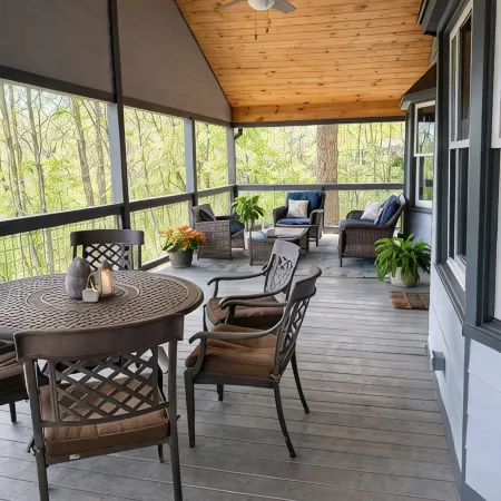 Charming Bear: Secluded Mountain Cabin w/ Firepit, Views, 2 Living Areas & Pets!