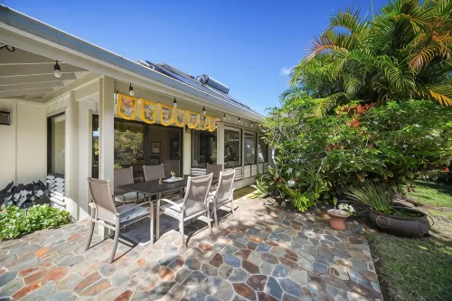 Solar-Powered 3Br Family Home in Princeville, Kauai – Mountain Views - Mountain view